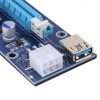 کابل رایزر گرافیک مدل ۰۰۹S طلایی (تبدیل PCI EXPRESS X1 به X16)